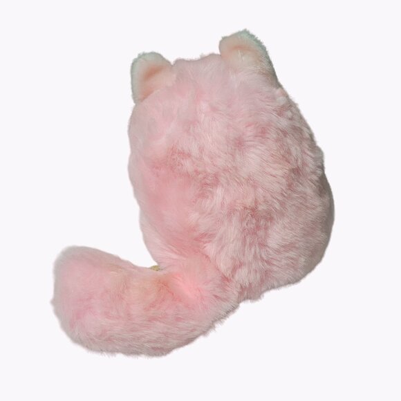 Vintage Applause Diane Pink Cat 9 inch Plush Chubby Kitty Stuffed Animal Toy - Picture 2 of 12